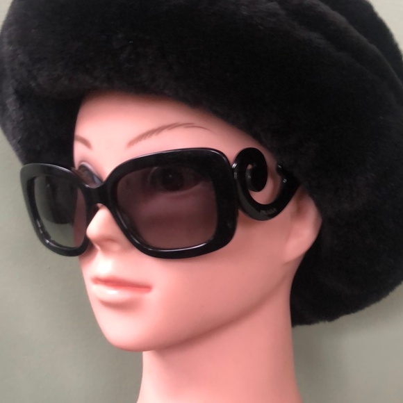 Prada Black Sunglasses (Model SPR 27C) - Women's with COA - Picture 10 of 12